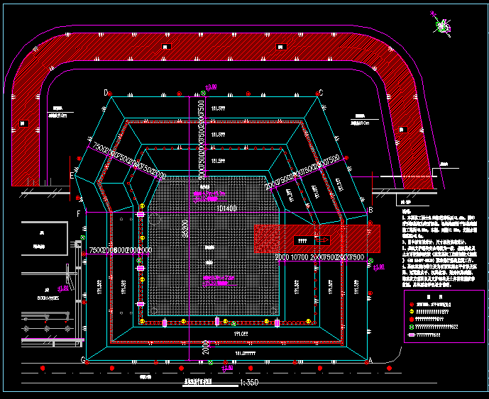 基坑監測點布設