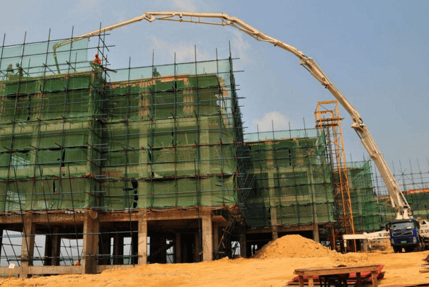 建筑施工,層數(shù)正在增加