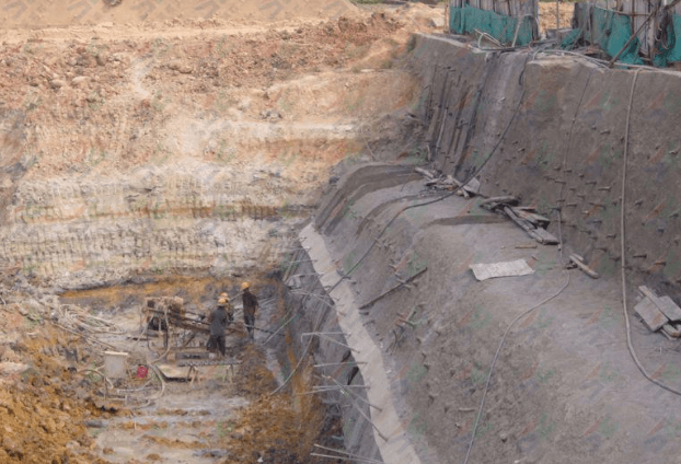 放坡開(kāi)挖基坑