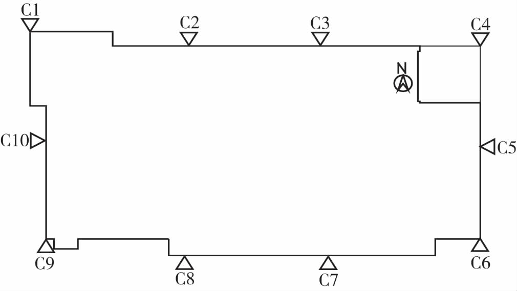 點位平面示意圖